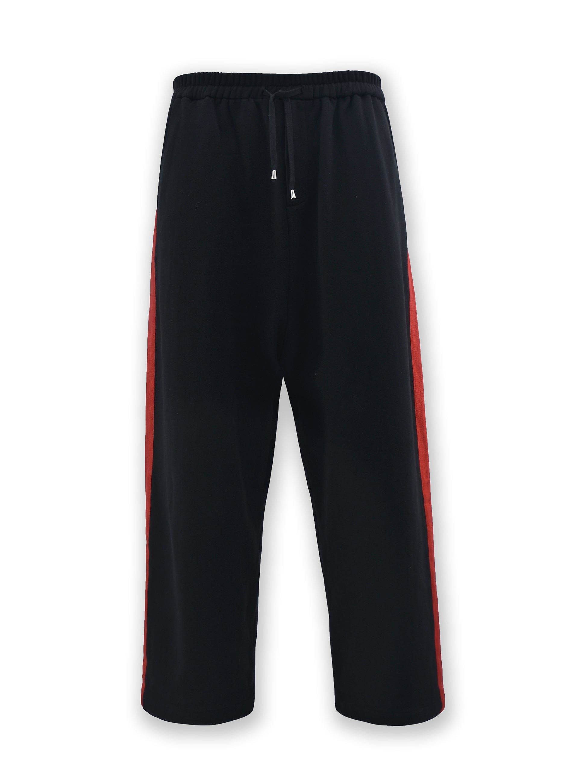 Black Red Side Stripe Baggy Joggers UNCONDITIONAL