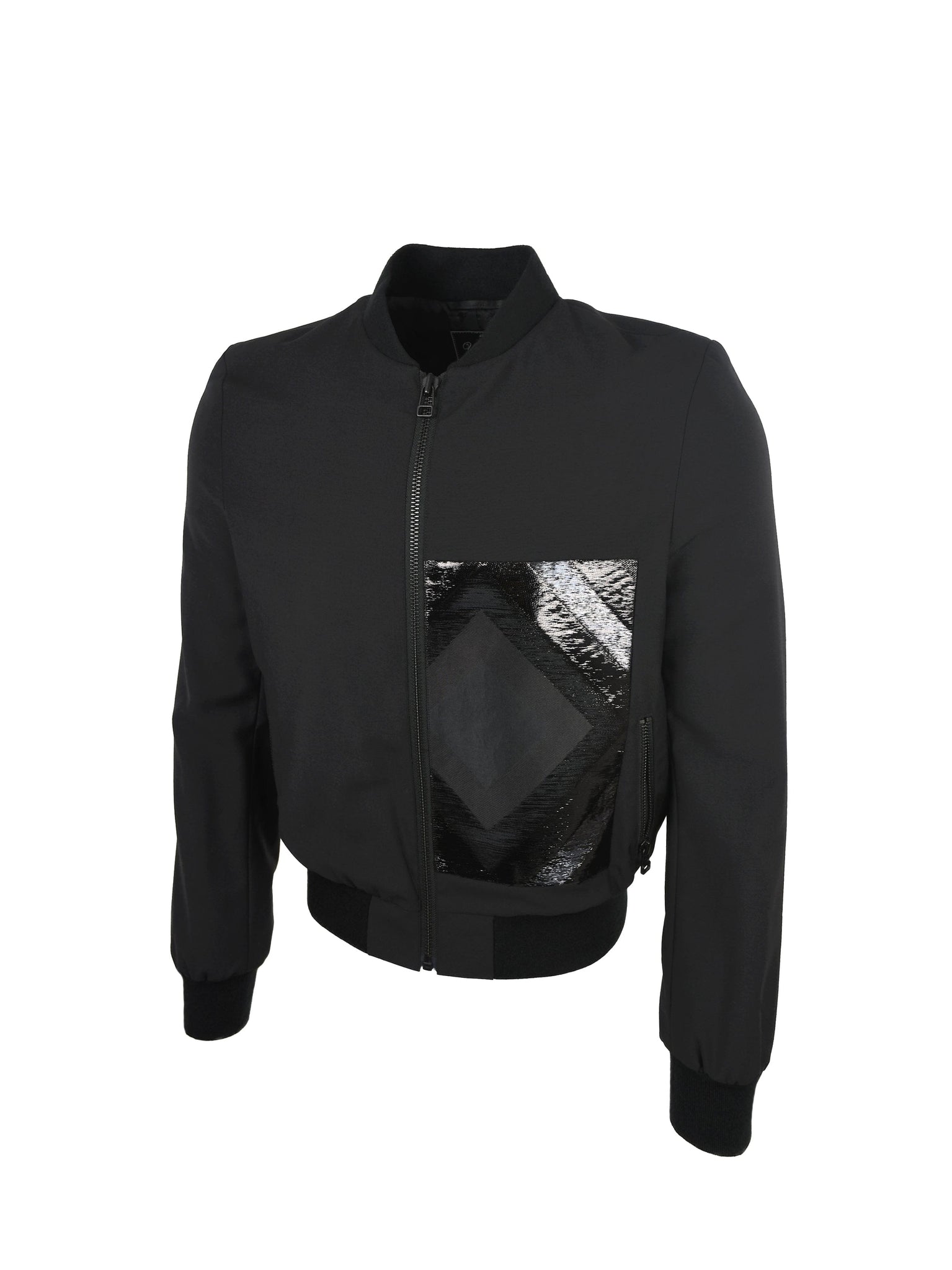 Black Artisan Bomber Jacket