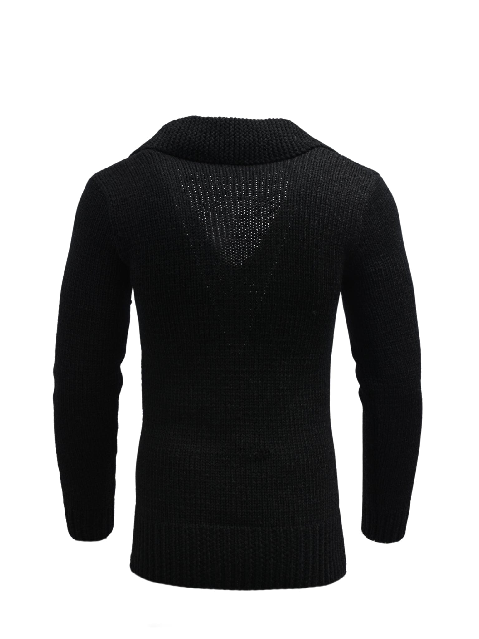 Black thick knit jumper best sale