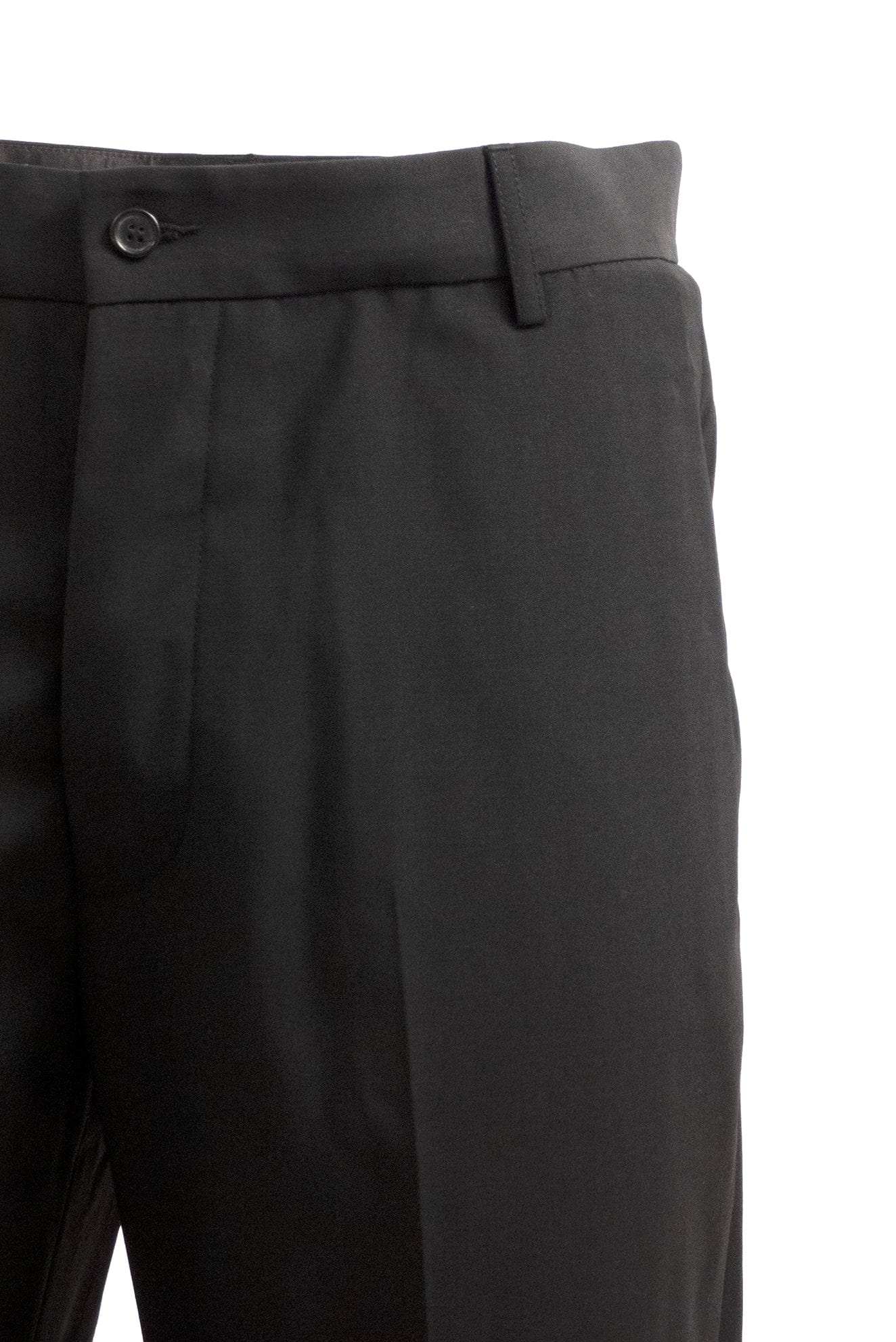 Black Suit Trousers with Buttons