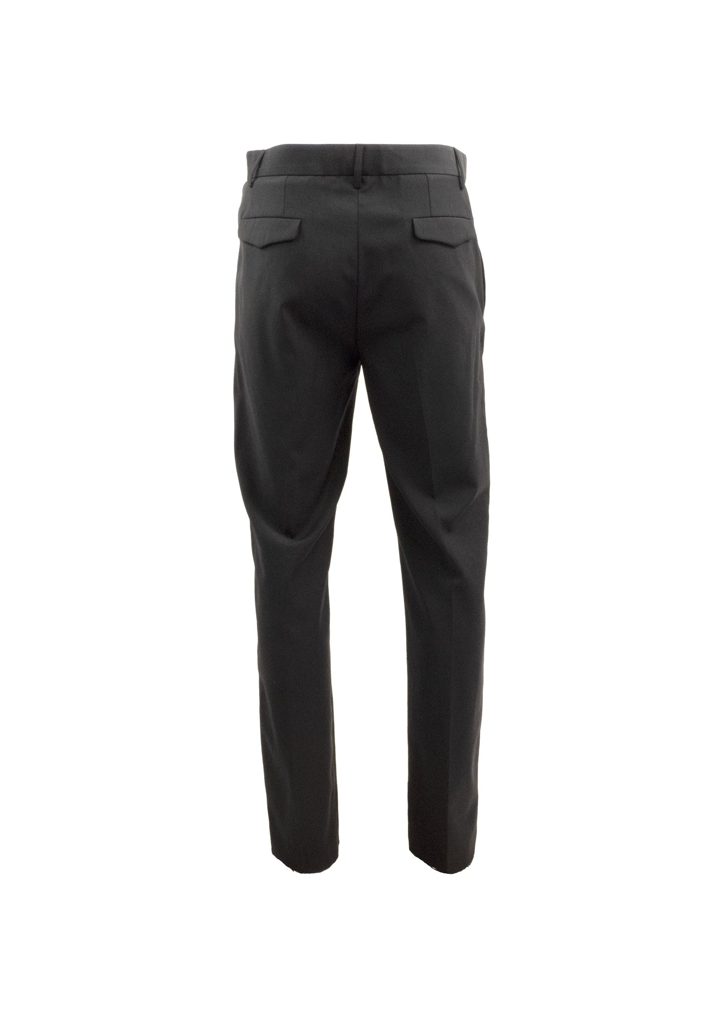 Black Suit Trousers with Buttons