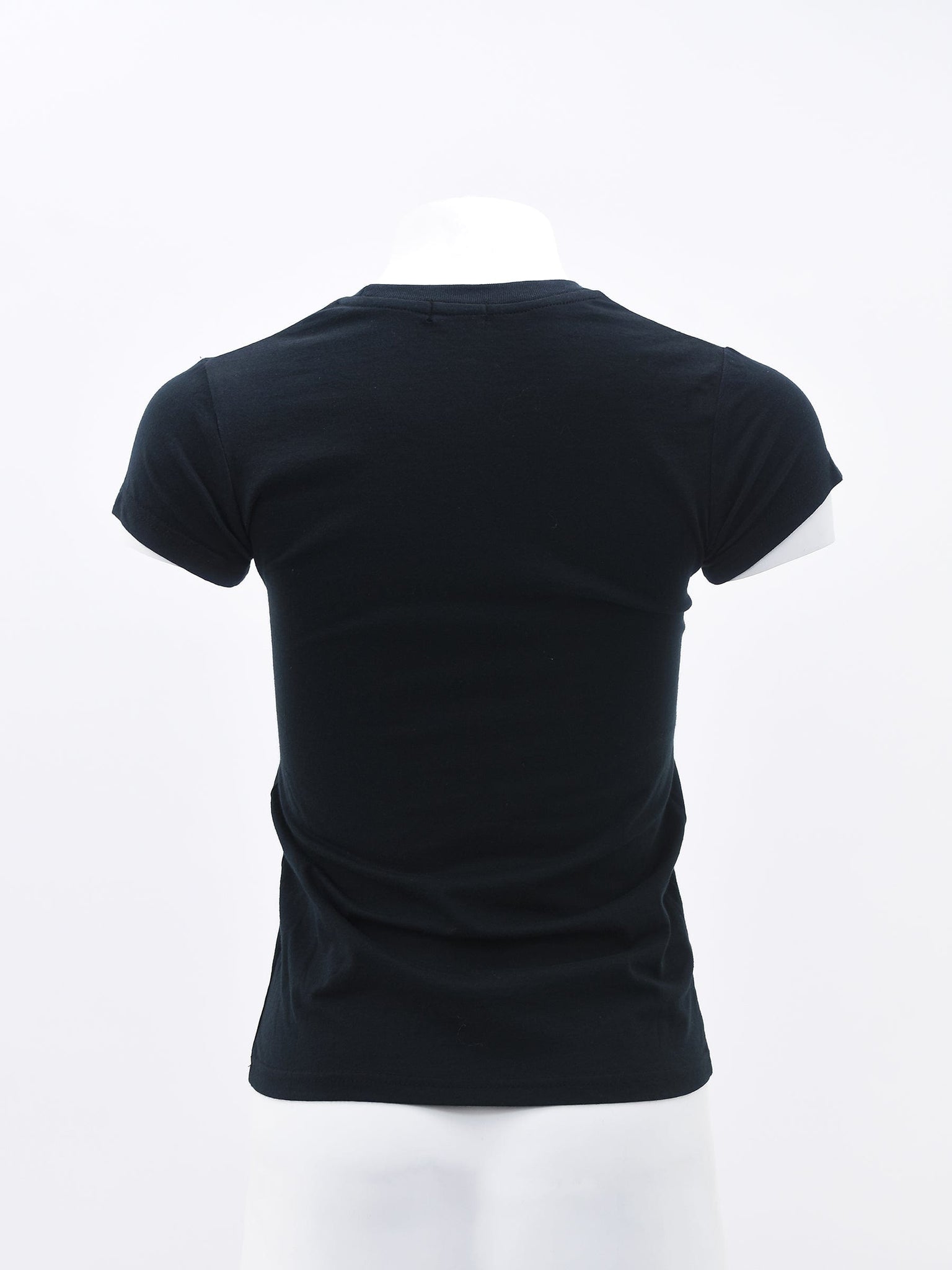 Black Zip Pocket Print T-Shirt