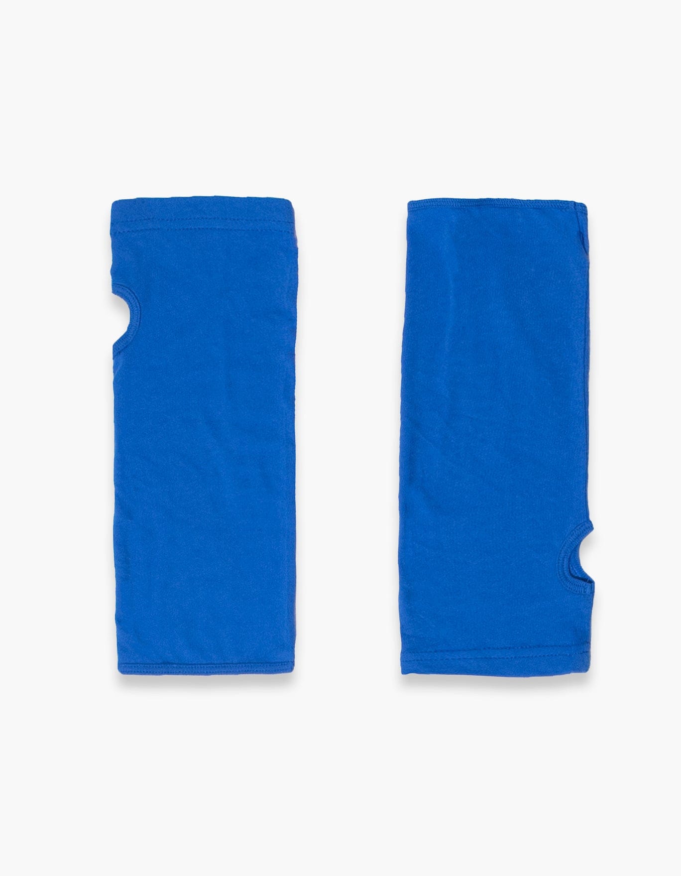 Blue Fingerless Cotton Gloves