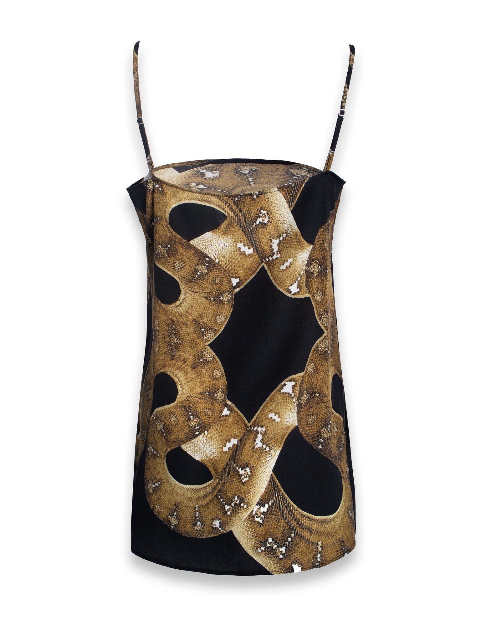 Gold Octopus Print Vest Top