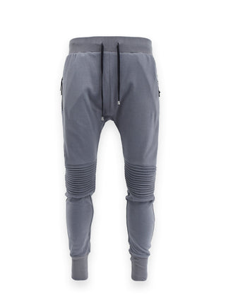 Mouse Grey Ribbed Knee Joggers