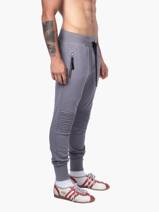 Mouse Grey Ribbed Knee Joggers