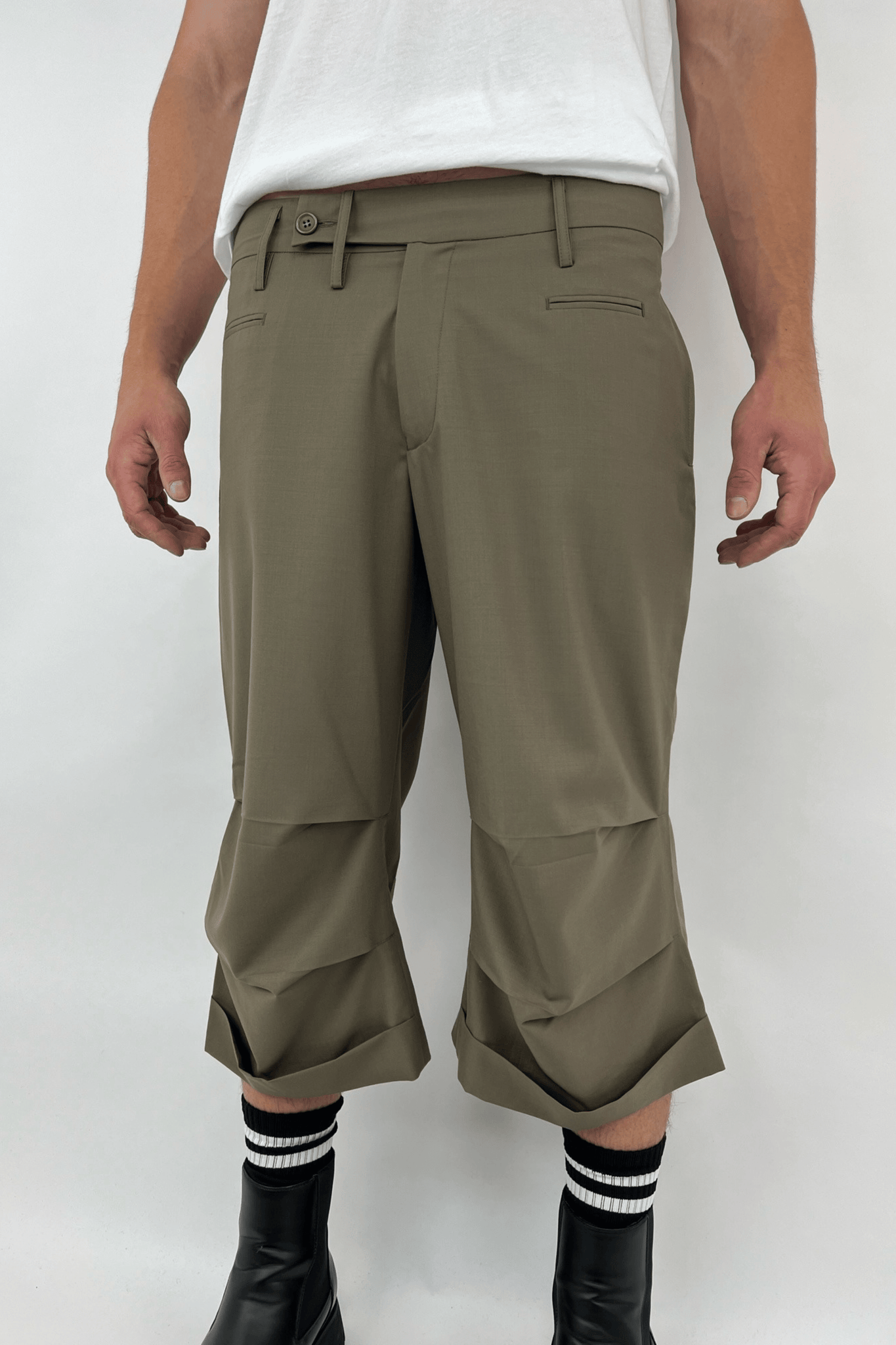 Relaxed Fit Military Shorts