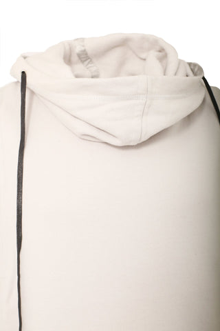 Sleeveless Light Grey Ghost Hoodie