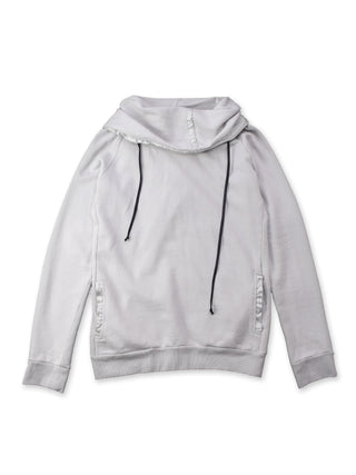 Stone Grey Funnel Neck Hoodie